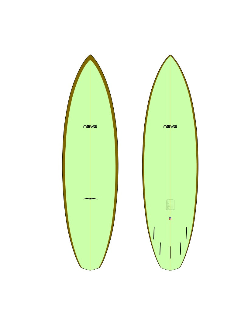AA Stubb - 6'4" x 20.25" x 2.63"
